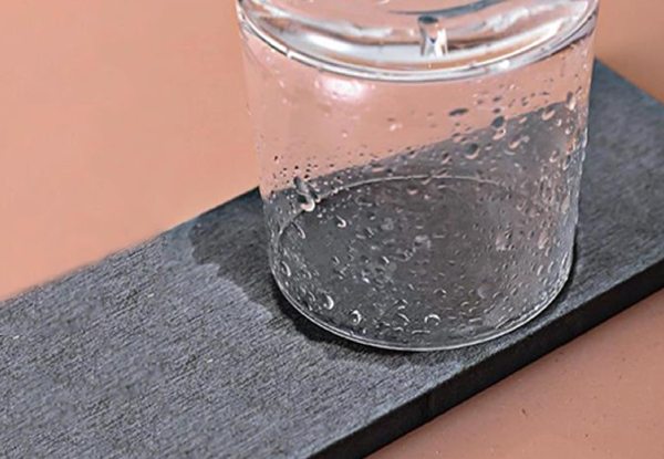 Four-Piece Water Absorbent Diatomite Tray Set - Available in Two Colours & Options for Two-Set