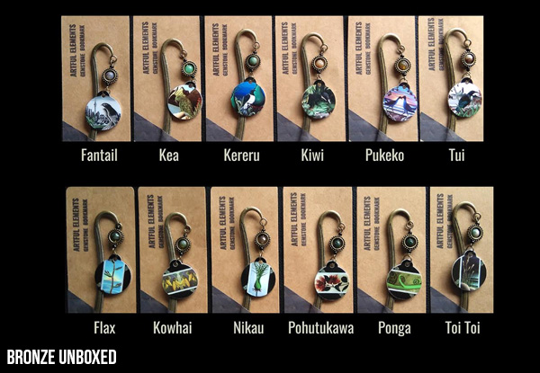 Kiwiana Bookmarks - Twelve Styles Available with Options to incl. Gift Box