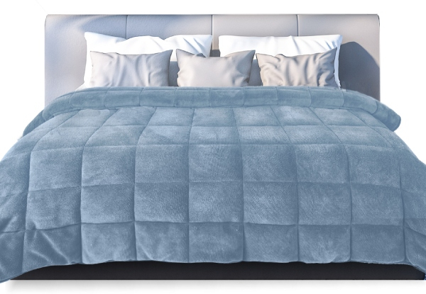 DreamZ 500GSM Quilt Doona Comforter Blanket - Available in Two Colours & Four Sizes