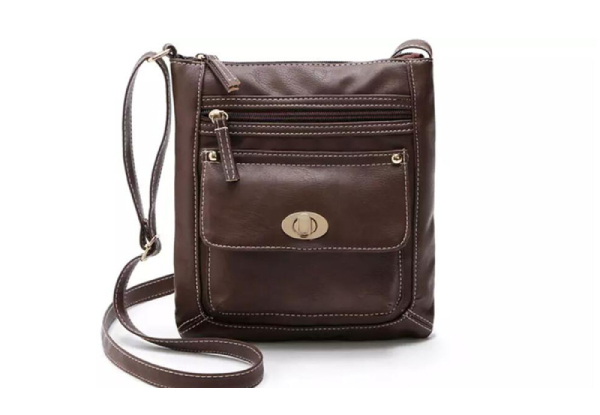 Cross-Body Bag with Clasp - Four Colours Available