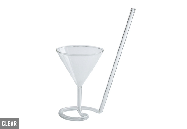 Creative Spiral Cocktail Glass - Two Colours Available