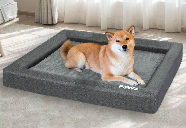 Pawz Washable Memory Foam Pet Bed Cushion - Four Sizes Available