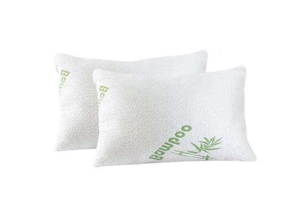 DreamZ Two-Pack Memory Foam Pillow Cover