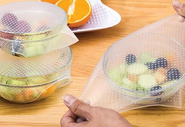 Eight Reusable & Adjustable Silicone Food Covers - Option for 16