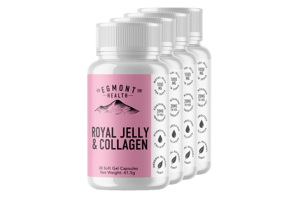 Four-Pack of Royal Jelly & Collagen 30 Capsules