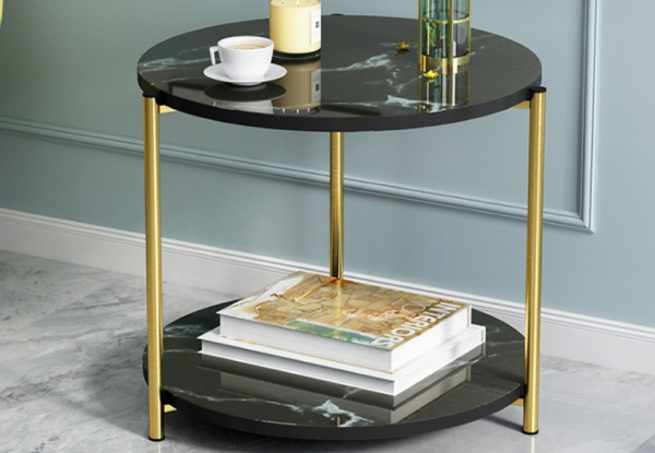 Marble Top Coffee Table - Two Colours Available