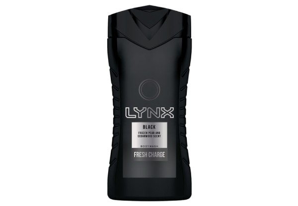 Six-Pack of LYNX Shower Gel 250ml Black