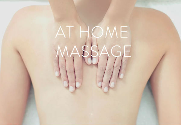 60-Minute Massage at your Home or Workplace incl. a $20 Return Voucher - Option for a 90-Minute Massage Available