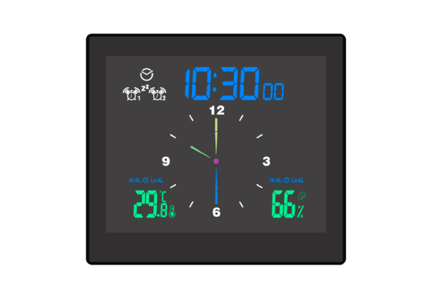 Bathroom Digital Wall Clock • Grabone Nz