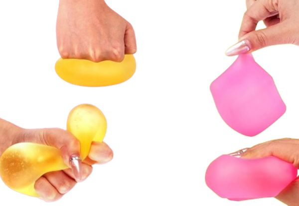 Set of Four Mini Stress Ball Sensory Fidget Toy - Three Styles Available