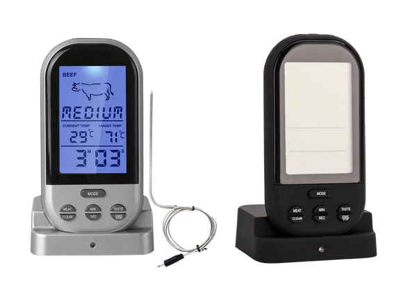 Wireless BBQ Thermometer - Two Colours Available