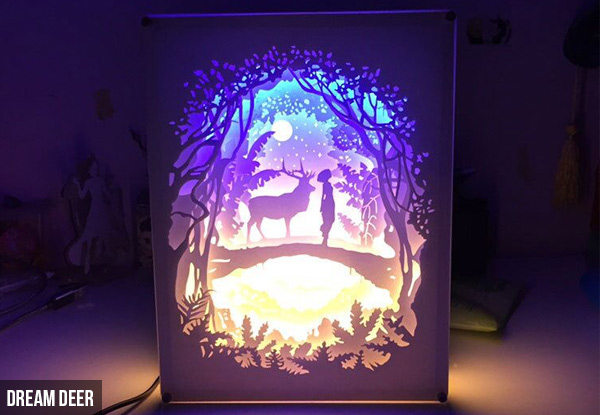 Paper Art Lamp - Four Styles Available