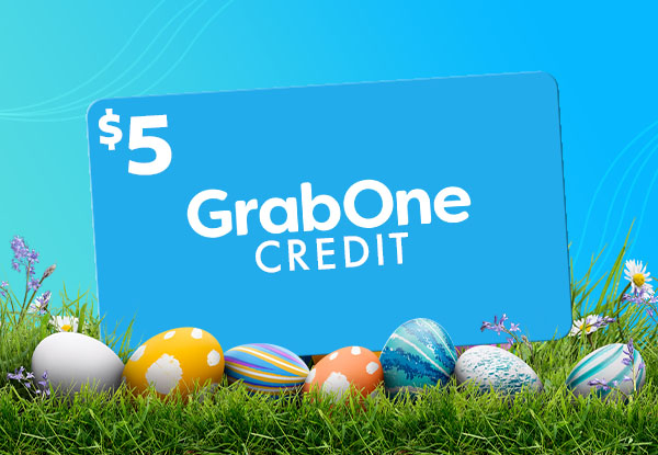 Pay $1 for $5 GrabOne Credit to Spend Until Monday 21st April - Option for $10 GrabOne Credit
