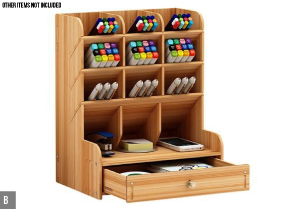 Wooden Pen Holder - Two Options Available