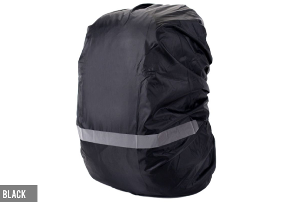 Backpack Rain Cover with Reflective Strip - Five Colours, Four Sizes & Two-Pack Available