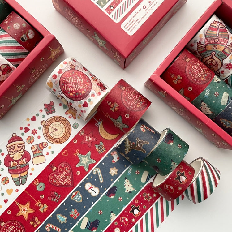 Christmas Paper Decorative Tape Set