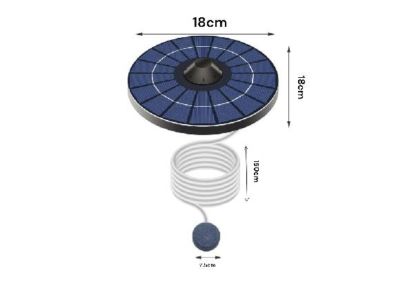 2.5W Floating Solar Air Pump