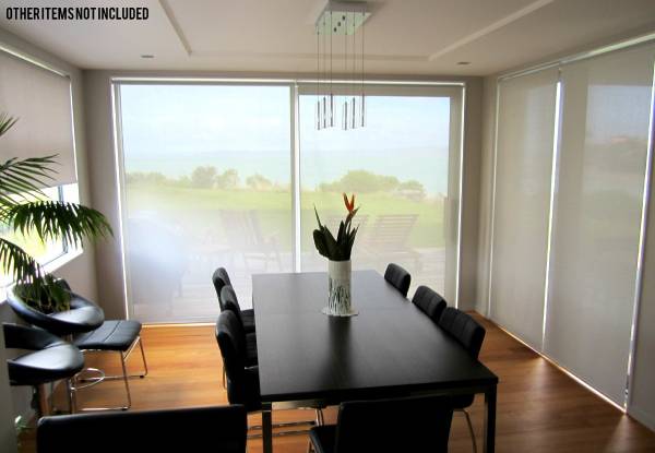Rollerflex Custom Made-to-Measure Premium Roller Blind - 15 Sizes & Block-Out, Light Filter, Thermal Blockout or Sunscreen Fabric Available - Additional Delivery Charges Apply