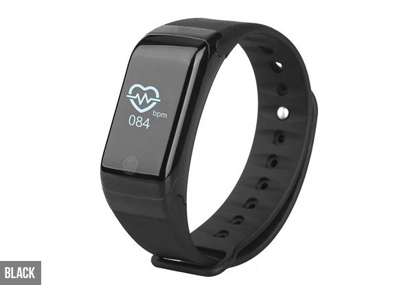 Fitness Tracker - Three Colours Available with Free Metro Delivery