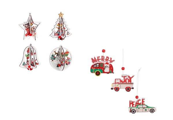 Christmas Decorations Set - Two Options Available