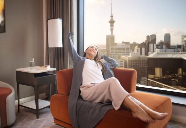 Luxury Five-Star Auckland Stay for Two at Cordis Auckland incl. Buffet Breakfast, $50 Food & Beverage Credit, Drinks, Pool & Spa Access, Daily Parking & Late Checkout - Options to Stay in the Pinnacle Tower & Up to Three Nights with $150 Credit