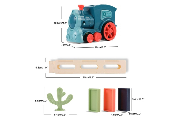 Domino Train Blocks Set - Two Colours Available