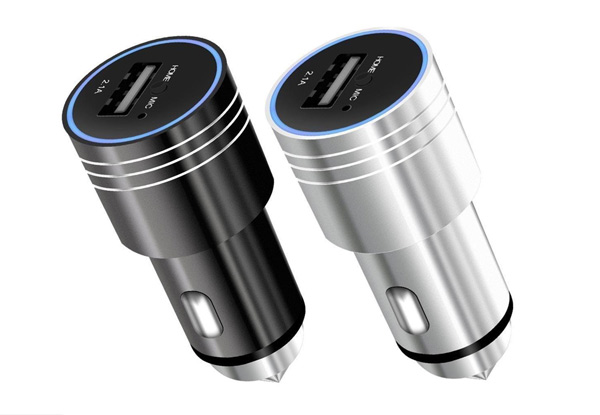 4-in-1 Bluetooth FM Transmitter/Handsfree Car Kit/Charger/Safety Hammer
