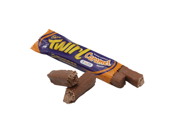 35-Pack of Cadbury Twirl Caramel 39g