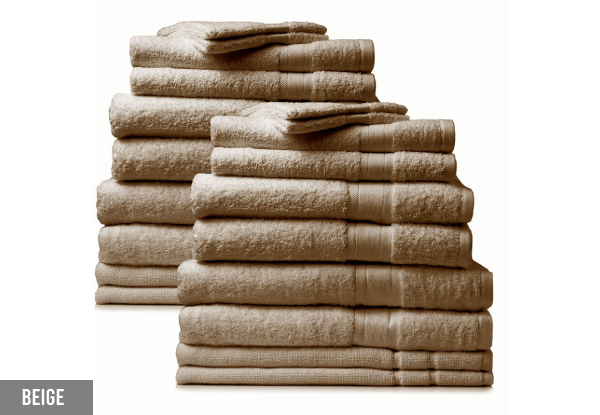 20-Piece Royal Comfort Regency Towel Set - Five Colours Available