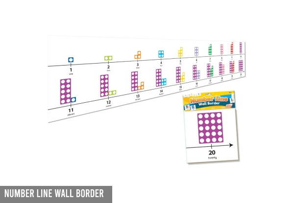 Number or Vowel Sound Border Cards