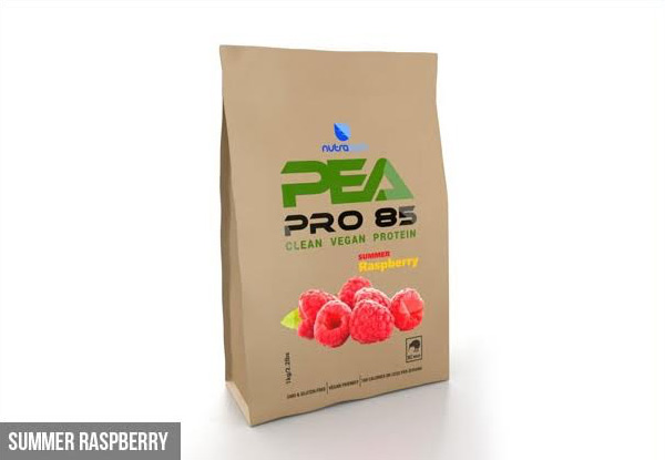 1kg of PEAPRO-85 Clean Vegan Protein - Four Flavours Available with Free Metro Shipping