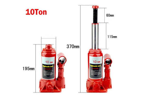 10-Ton Hydraulic Bottle Jack