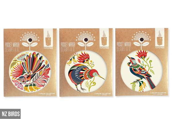 Kiwiana Travel Accessories Range - Options for Luggage Tags & Pocket Mirrors