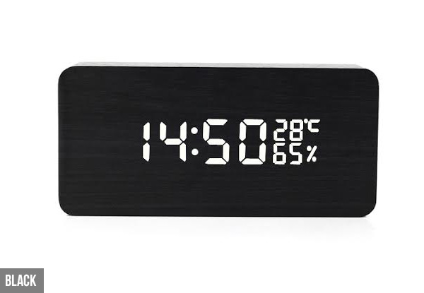 Desktop Digital Clock - Four Colours Available with Free Delivery