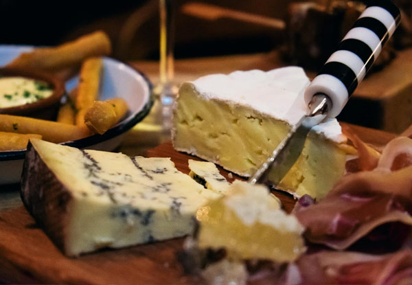 Two Meat & Two Cheese Board incl. Two Wines or Tap Beers for Two People - Option for Four People