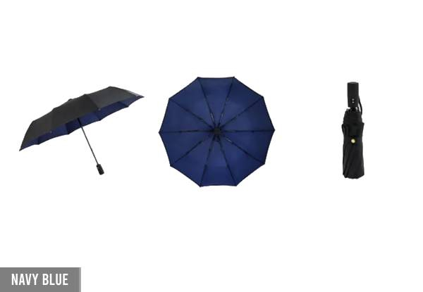 Windproof Double-Layer Automatic Umbrella - Four Colours Available