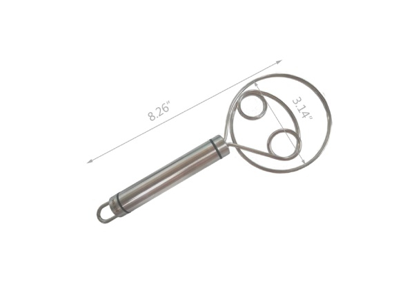 Stainless Steel Danish Dough Mixer Scraper