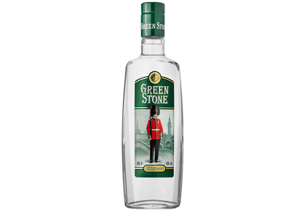 Six-Pack of Green Stone Gin 500ml