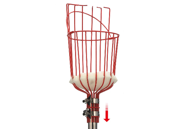 Fruit Picker Pole with Basket Telescoping