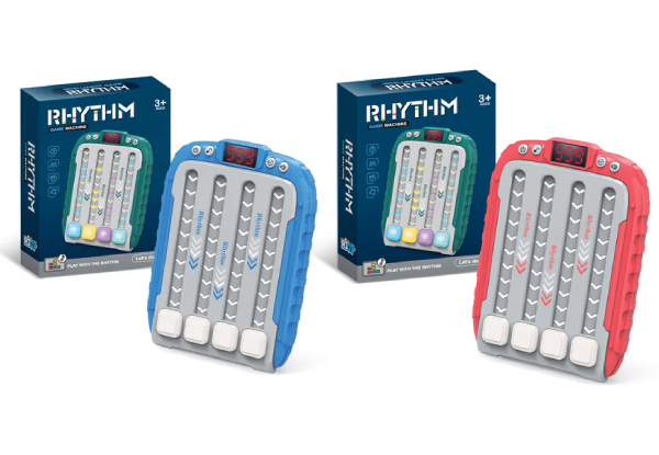 Handheld Quick Push Rhythm Game Machine - Two Colours Available