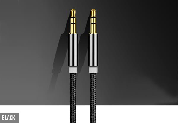 Two Audio Cables - Four Colours Available
