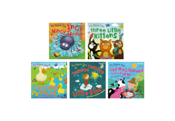Five-Pack of My Rhyme Time Picture Books incl. My Rhyme Time Bag