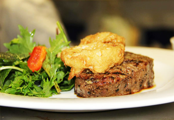$75 for a Two-Course Meal for Two incl. Two Beers or Wines – Options for up to Eight People (value up to $512)