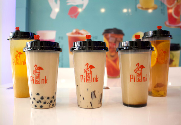 Snowman Bubble or Fruit Tea - Options for Two Bubble Teas, Honey Bread Combo or Two Combos Available