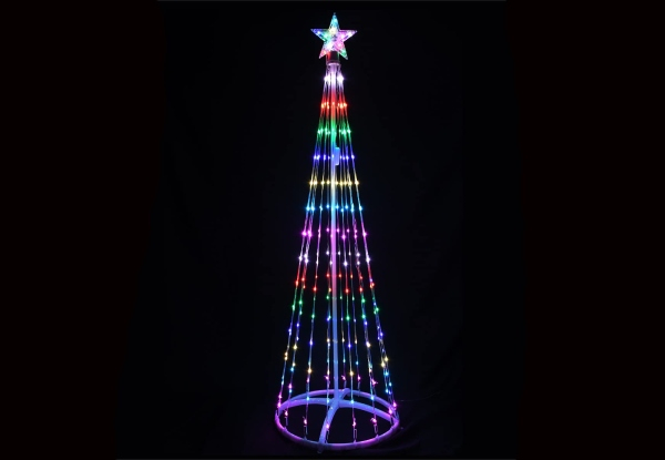 106 LED DIY Christmas Tree with Star Topper Lights