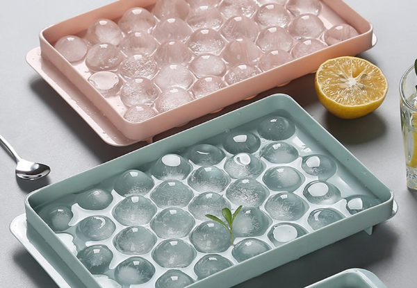 33 Grid Ice Cube Mould - Available in Two Colours & Option for Two-Piece