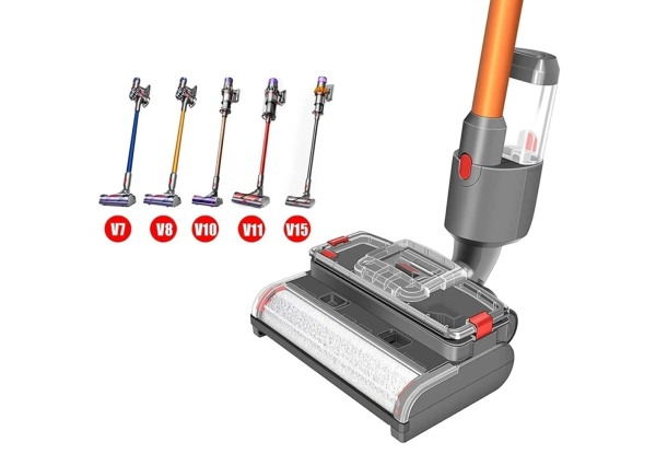 Electric Broom Cleaner Head Compatible with Dyson Incl. Cleaning Tank & Sewage Tank