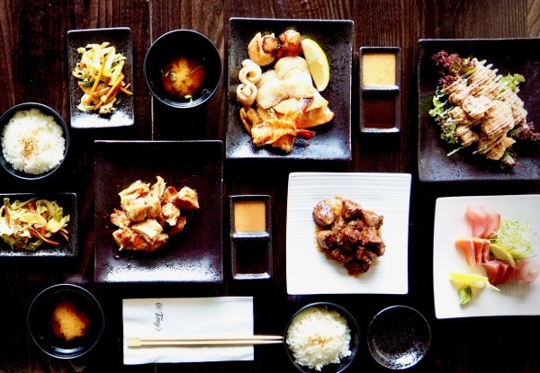 Two-Course Japanese Dinner for Two People - Option for Four People