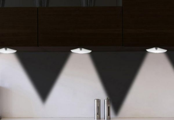 Two-Pack LED Motion Sensor Night Lights - Available in Two Colours & Option for Four-Pack