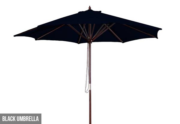 9ft Outdoor Umbrella 2 Colours Grabone Nz 49 For A Nine Foot Outdoor Parasol Umbrella Or 12 90 Set Of Led Lights